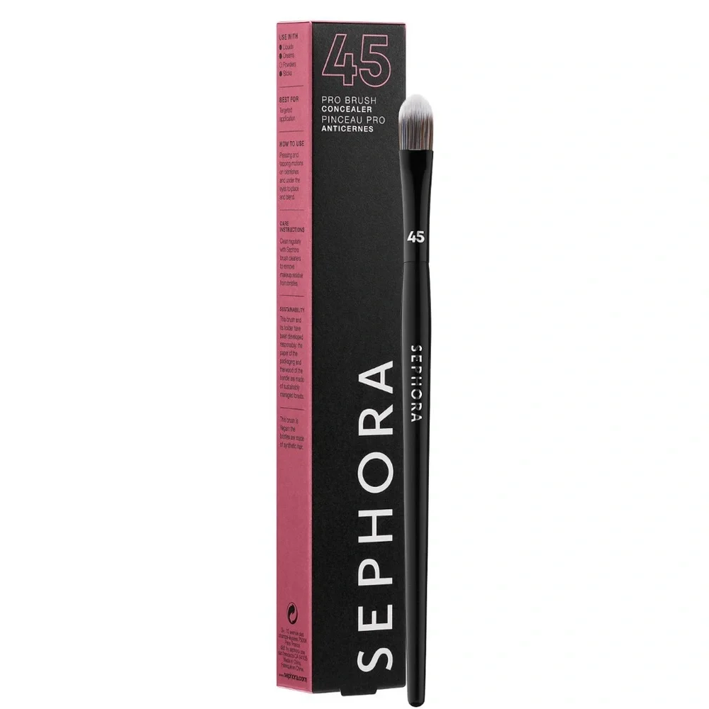 4/$30 Sale 💕Sephora PRO #45 Precision Collection Concealer Brush NEW